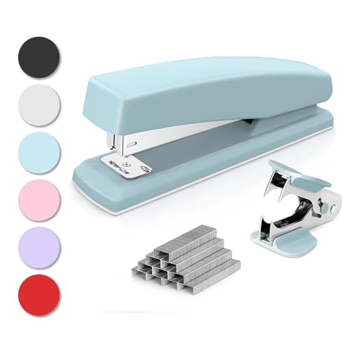 Eco-Friendly Deli Stapler, Desktop Staplers, 25 Sheet Capacity, Includes 1000 Staples Set