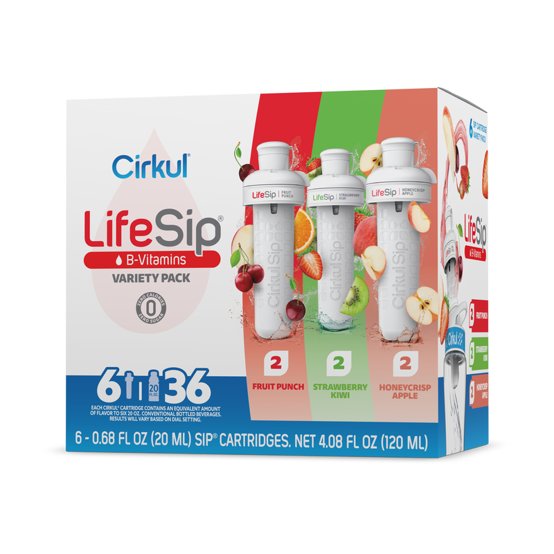 Refreshing Electrolyte LifeSip 6-Pack Variety Pack PN3A - Vitamin-Infused Natural Refreshing Flavor Core - Default Title