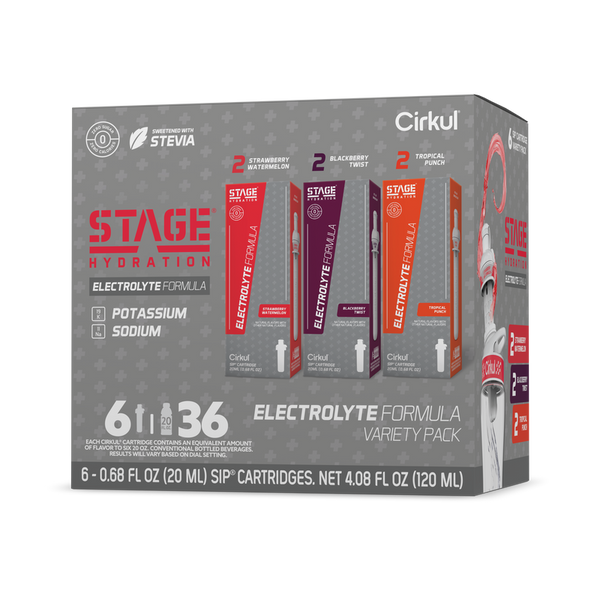 Natural Fruit Flavored Stage 6-Pack Variety Pack 4ZSP - Sugar-Free Fruit Flavor Cartridge Refill - Default Title