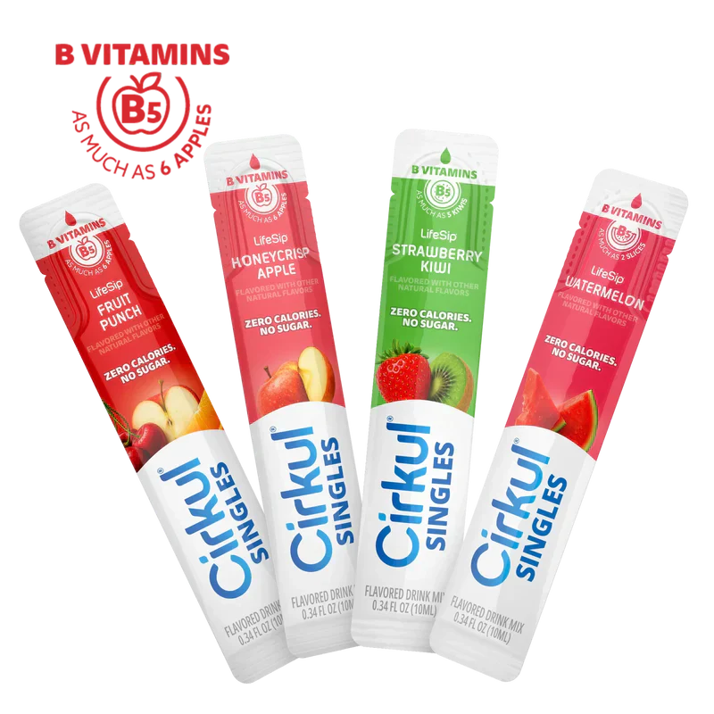Sugar-Free 16-Pack  Singles LifeSip Bundle TIN3 - Electrolyte Hydration Enhanced Taste Cartridges - Default Title