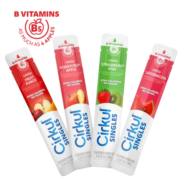 Sugar-Free 16-Pack  Singles LifeSip Bundle TIN3 - Electrolyte Hydration Enhanced Taste Cartridges - Default Title
