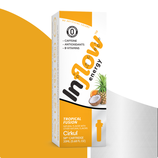 Zero-Calorie Inflow Energy Tropical Fusion ZH2I - Zero-Calorie Multi-Flavor Sip Pods for Water Bottle - Default Title